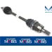 mobis shaft joint cv set for hyundai veloster 2011-18